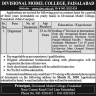 Jobs Announced In Divisional Model College Jobs 19 March 2020