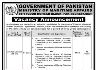 Ministry Of Maritime Affairs Govt Of Pakistan Jobs 17 March 2020
