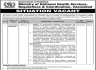 Ministry of National Health Services Regulations and Coordination Govt of Pakistan Jobs 16 March 2020