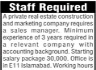 Sales Manager Required In A Real Estate Construction Company Rawalpindi Jobs 06 March 2020