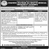 Shaheed Zulfiqar Ali Bhutto Medical University Jobs 07 March 2020