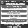 STaff Required In American Fertility Center Islamabad Jobs 29 March 2020