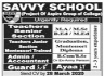 Teaching And Administrative Staff Required In Savvy School Jobs 22 March 2020