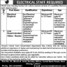 Electrical Staff Required In PECHS Izmir Housing Society Limited Jobs 15 April 2020