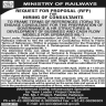 Hiring Of Consultants In Ministry of Railways Govt of Pakistan Jobs 15 April 2020