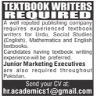 Junior Marketing Executive Required In A Publishing Company Jobs 12 April 2020