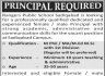 Principal Required In Ranger Public School Sadiqabad Jobs 17 April 2020