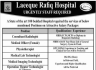 Staff Required In Laeeq Rafiq Hospital Jobs 05 April 2020