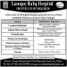 Staff Required In Laeeq Rafiq Hospital Jobs 05 April 2020