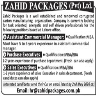 Zahid Packages Private Limited Jobs 26 April 2020