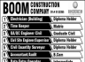 Boom Construction Company Jobs 22 May 2020