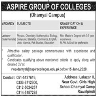 Lecturer Required In Aspire Group Of Colleges Jobs 31 May 2020