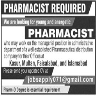 Pharmacist Required In A Pharmaceutical Distribution Company Jobs 31 May 2020