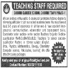 Teaching Staff Required In Ghouri Career School Jobs 31 May 2020