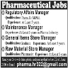 Managing Staff Required In A Pharmaceutical Company Jobs 14 June 2020