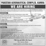 Pakistan Aeronautical Complex Kamra Jobs 10 June 2020