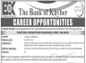 The Bank of Khyber BOK Jobs 09 June 2020
