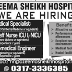 Staff Nurse Azeema Shaikh Hospital Jobs 14 July 2020