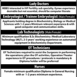 OT Technicians Concept Fertilty Center Jobs 14 July 2020