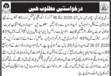 Agriculture Specialist University of Agriculture Peshawar (KPK) Jobs July 30, 2020
