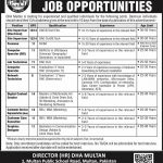 Computer Operator (BPS-11) Defence Housing Authority Multan Jobs July 26, 2020