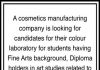 Staff A Cosmetics Manufacturing Company Jobs 14 July 2020