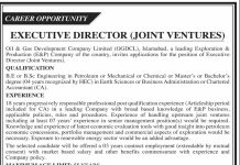 Executive Director Oil and Gas Development Company Limited Jobs July 29, 2020
