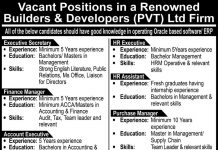 Finance Manager Ghani Builders & Developers (Pvt) Ltd Jobs 19 July 2020