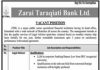 Zarai Taraqiati Bank Ltd Jobs 23 July 2020