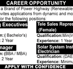 Sales Manager Solar Max Jobs 20 July 2020