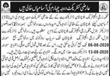 Worker Agriculture Engineering Department Balochistan Jobs 25 July 2020