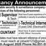 Accountant A Reputable Security and Surveillance Company Jobs August 17, 2020