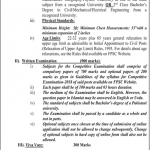 Assistant Director Federal Public Service Commission (FPSC) Jobs August 11, 2020