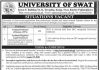 Assistant Professor (Botany) University of Swat Khyber Pakhtunkhwa Jobs August 05, 2020