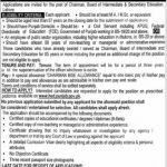 Chairman Higher Education Department Jobs August 21, 2020