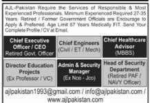 Chief Executive Officer AJL Pakistan Jobs August 24, 2020