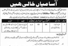 Civil Driver 311 MT Company ASC Peshawar Cantt Jobs August 24, 2020