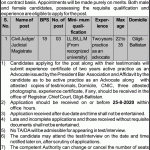 Civil Judge Gilgit Baltistan Chief Court Jobs August 03, 2020