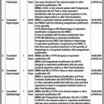 Consultant Physician Government Syed Mitha Teaching Hospital Lahore Jobs August 09, 2020