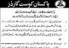 Deputy Assistant Director Pakistan Coast Guards Karachi Jobs August 17, 2020