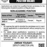 Graphic Designer International Islamic University Islamabad Jobs August 27, 2020