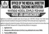 House Job Medical Teaching Institution (Hayatabad Medical Complex) Peshawar Jobs August 20, 2020
