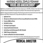 House Job Medical Teaching Institution (Hayatabad Medical Complex) Peshawar Jobs August 20, 2020