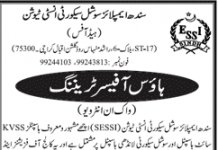House Officer Sindh Employees Social Security Institution Jobs August 08, 2020