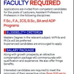 Lecturer Punjab Group of College Islamabad Jobs August 24, 2020