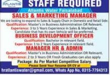 Manager HR and Admin Atlantis Water Faisalabad Jobs August 24, 2020