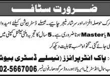 Manager Pak Enterprises (Nestle Distribution) Sargodha Jobs August 27, 2020