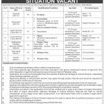 Naib Qasid National Heritage & Culture Division Jobs August 19, 2020