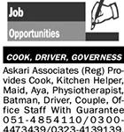 Physiotherapist Askari Associates Jobs August 10, 2020