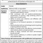 Principal University Cambridge School Faisalabad Jobs August 10, 2020